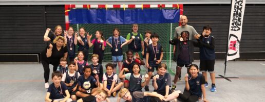 Wir waren bei der Handball-Grundschulliga in der Alsterdorfer Sporthalle!