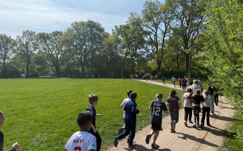 1. Spendenlauf am Anna-Susanna-Stieg