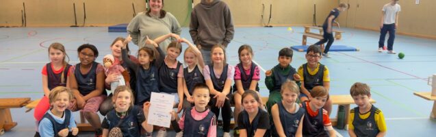 Starker Einsatz beim Brennballcup – Klasse 3a erreicht den 4. Platz